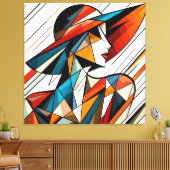 Toile Artwork visuel n° 13 (Insitu(Salon))