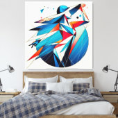 Toile Artwork visuel n° 15 (Insitu(Chambre))