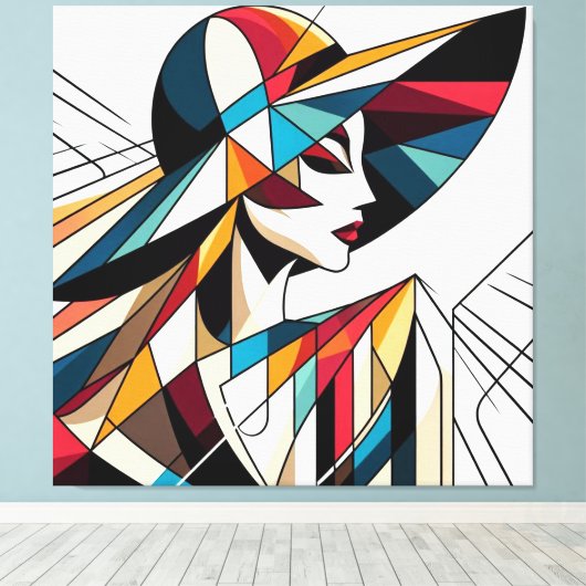 Toile Artwork visuel n° 2 (Insitu (Plancher de Bois))