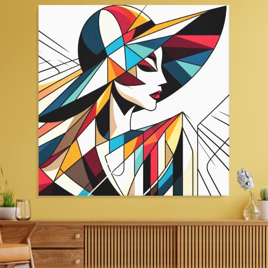 Toile Artwork visuel n° 2 (Insitu(Salon))