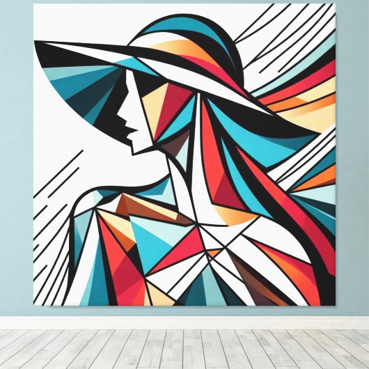 Toile Artwork visuel n° 3 (Insitu (Plancher de Bois))