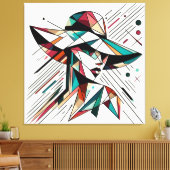 Toile Artwork visuel n° 5 (Insitu(Salon))