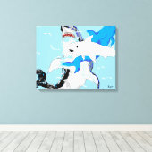 Toile Artworksby_Sarr752 (Insitu (Plancher de Bois))