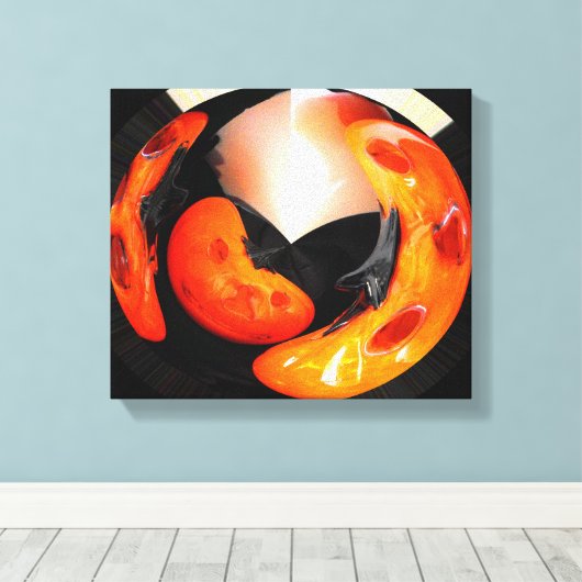 Toile Arty citrouilles (Insitu (Plancher de Bois))