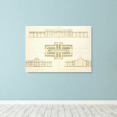 Toile Ascenseurs et plan de sol d'une serre, de ' (Insitu (Plancher de Bois))