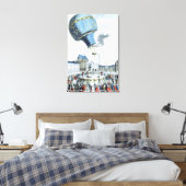 Toile Ascension des frères Montgolfier montgolfière mont (Insitu(Chambre))
