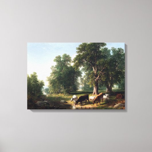 Toile Asher Brown Durée et été après-midi (Recto)