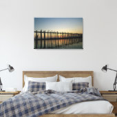 Toile Asie, Birmanie (Myanmar) Silhouette de U Bien's 2 (Insitu(Chambre))