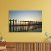 Toile Asie, Birmanie (Myanmar) Silhouette de U Bien's 2 (Insitu(Salon))