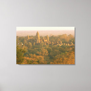 Toile Asie, Cambodge, Siem Reap. Angkor Wat.