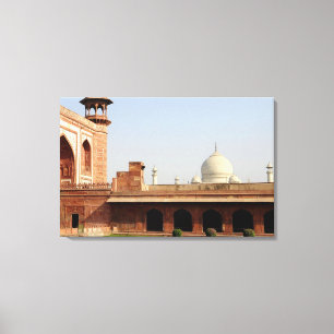 Toile Asie, Inde, Uttar Pradesh, Agra. Le Taj 4