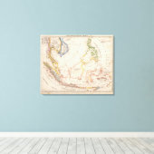 Toile Asie, Indonésie, Philippines, Indes orientales (Insitu (Plancher de Bois))