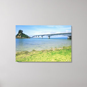 Toile Asie, Japon, Okinawa, Pont Kouri