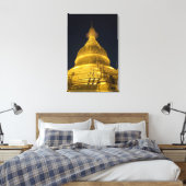 Toile Asie, Mayanmar, Yangon, temple bouddhiste à (Insitu(Chambre))