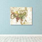 Toile AsieCarte panoramiqueAsie 12 (Insitu (Plancher de Bois))