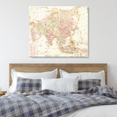 Toile AsieCarte panoramiqueAsie 3 (Insitu(Chambre))