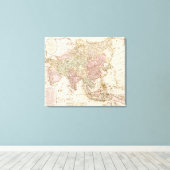 Toile AsieCarte panoramiqueAsie 3 (Insitu (Plancher de Bois))