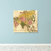 Toile AsieCarte panoramiqueAsie 7 (Insitu (Plancher de Bois))