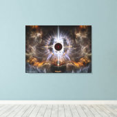 Toile Asile De Composition Fractale Légère (Insitu (Plancher de Bois))