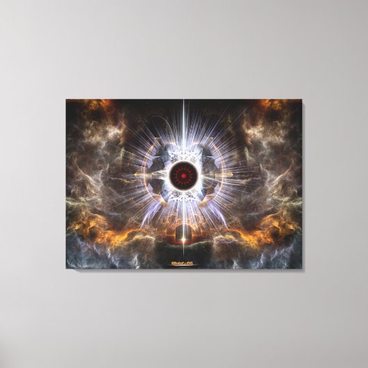 Toile Asile De Composition Fractale Légère (Recto)