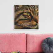 Toile Aslan Le Long Haired Tabby Cat (Insitu(Salon))