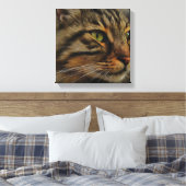 Toile Aslan Le Long Haired Tabby Cat (Insitu(Chambre))