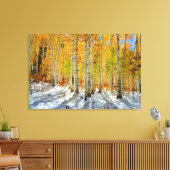 Toile Aspens d'automne (Insitu(Salon))