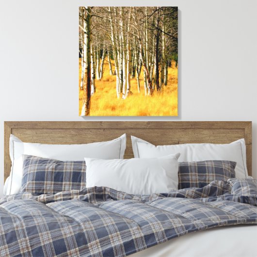 Toile Aspens sur les sommets de San Francisco (Insitu(Chambre))