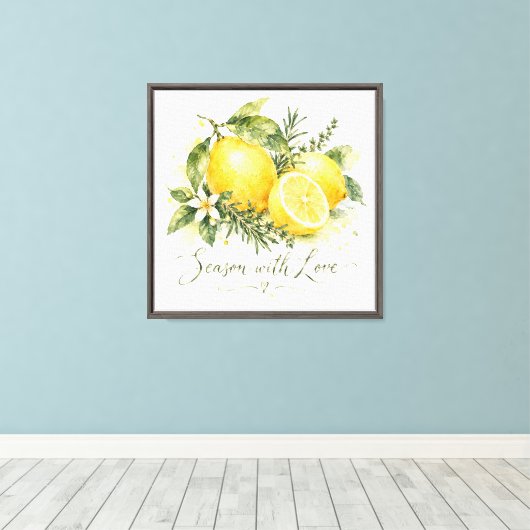 Toile Assaisonner avec Amour (Insitu (Plancher de Bois))