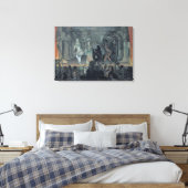 Toile Assemblage de maçons libres avant l'initiation d'u (Insitu(Chambre))