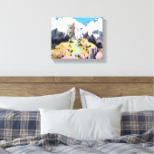 Toile Assemblage Pastel Valley (Insitu(Chambre))