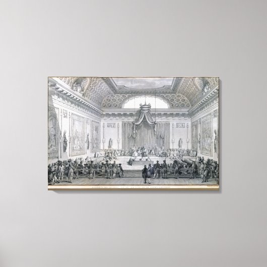 Toile Assemblée des Notables présidée par Louis (Recto)