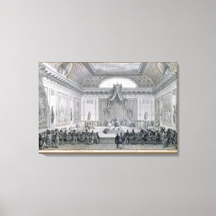 Toile Assemblée des Notables présidée par Louis