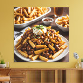 Toile Assiette de Poutine (Insitu(Salon))