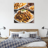 Toile Assiette de Poutine (Insitu(Chambre))