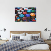 Toile Assiettes marocaines au marché (Insitu(Chambre))