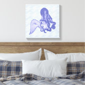 Toile Assis Mermaid bleu (Insitu(Chambre))