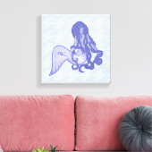 Toile Assis Mermaid bleu (Insitu(Salon))