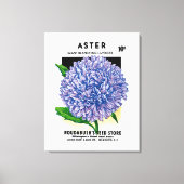 Toile Aster Vintage Seed Packet (Recto)