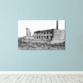 Toile Astoria, Oregon Fire Vue d'Astoria Natl. Station (Insitu (Plancher de Bois))