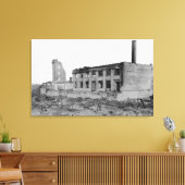 Toile Astoria, Oregon Fire Vue d'Astoria Natl. Station (Insitu(Salon))