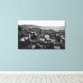 Toile Astoria, Oregon Vue Ville Vue Ouest (Insitu (Plancher de Bois))