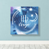 Toile Astrologie de l'aquarelle - Virgo (Insitu (Plancher de Bois))