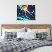 Toile Astronaut and Cosmic Jellyfish (Insitu(Chambre))