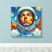 TOILE ASTRONAUTE 10 (Insitu (Plancher de Bois))