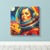 TOILE ASTRONAUTE 17 (Insitu (Plancher de Bois))