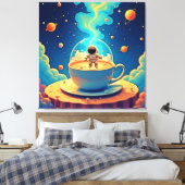 Toile Astronaute Café Espace Art (Insitu(Chambre))
