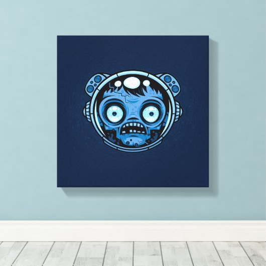Toile Astronaute zombie (Insitu (Plancher de Bois))