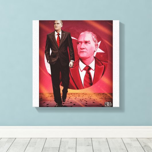 Toile Atatürk (Insitu (Plancher de Bois))