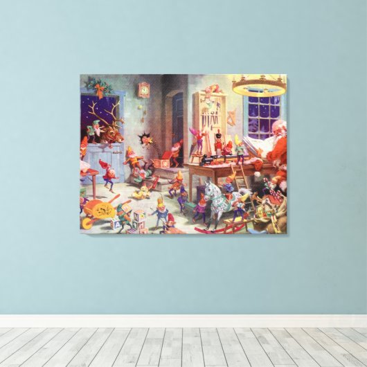 Toile Atelier de Santas (Insitu (Plancher de Bois))